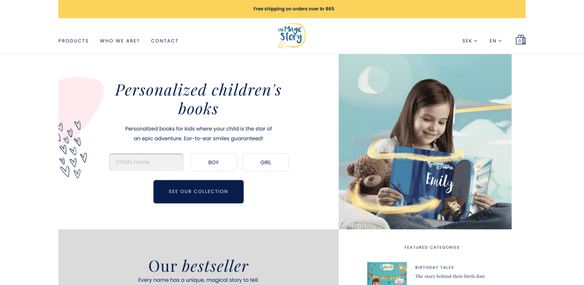 personalized children's books