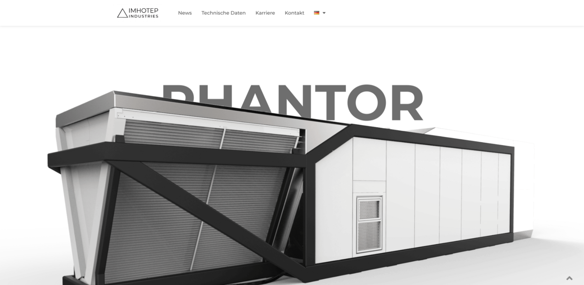 PHANTOR water generator
