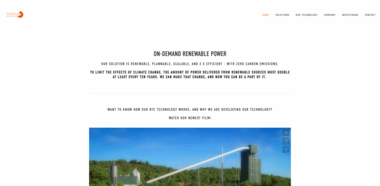 Phoenix BioPower: Transforming Biomass Energy for a Sustainable Future