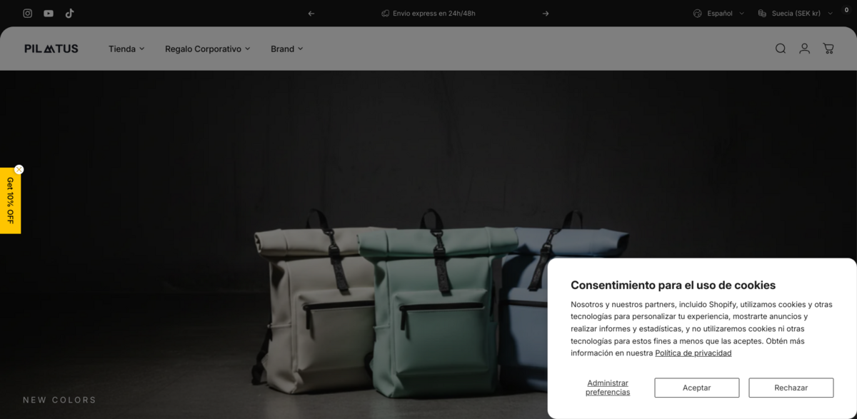 Pilatus brand accessories