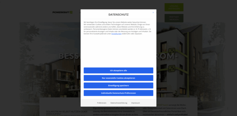 PIONIERKRAFT: Innovative Energy Solutions for Landlords and Tenants