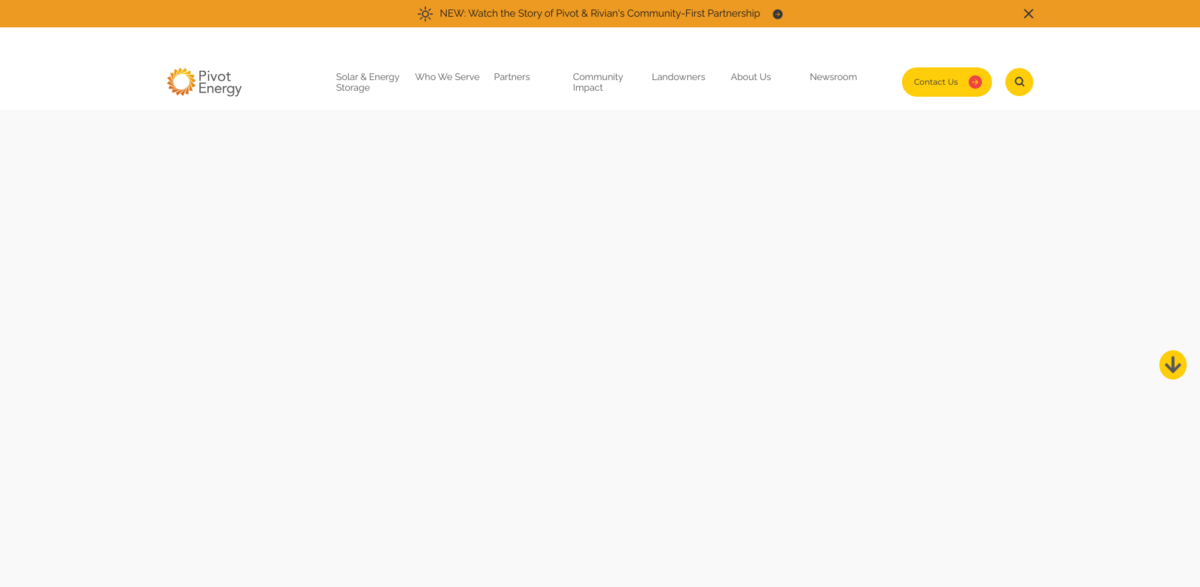 Pivot Energy solar projects