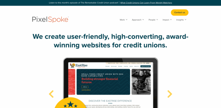 PixelSpoke: Transforming Credit Union Websites for Enhanced User Experience