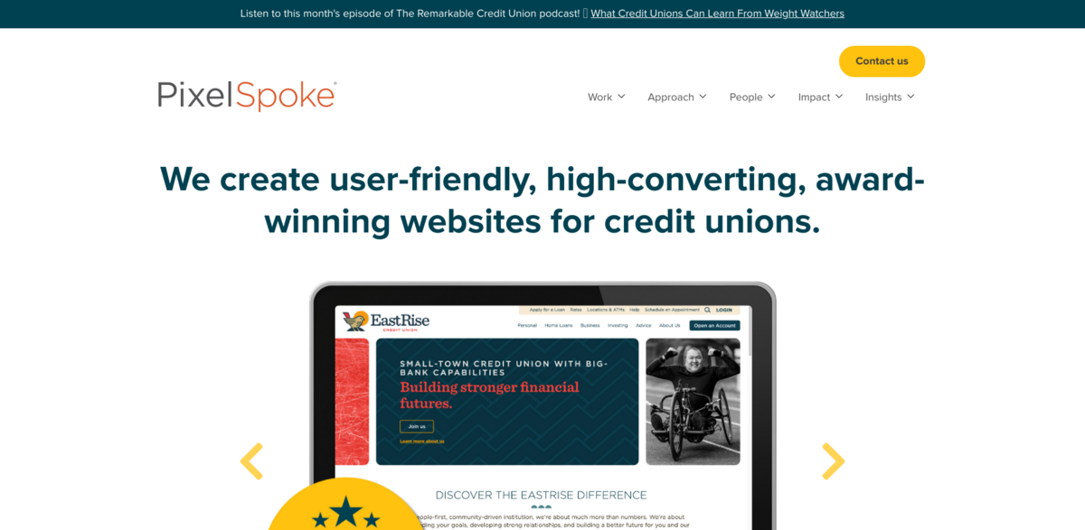 credit union website redesign