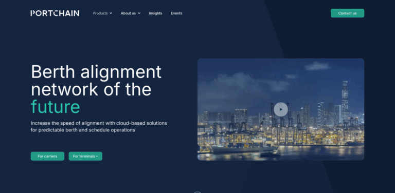 Portchain: Streamlining Berth Scheduling for Efficient Shipping Operations