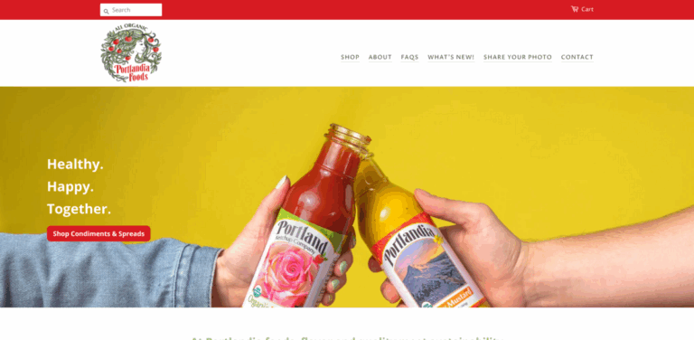 Portlandia Foods: Organic Condiments for a Sustainable Future