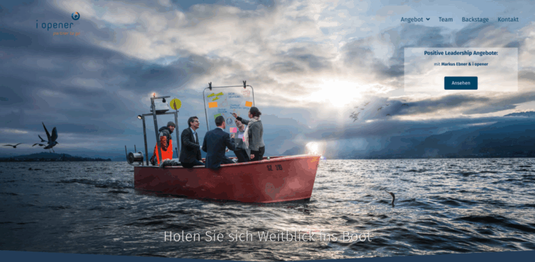 i opener: Embracing Positive Leadership for Lasting Change