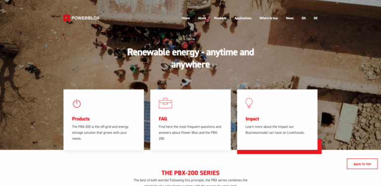 Power-Blox: Innovative Off-Grid Energy Solutions for Sustainable Living