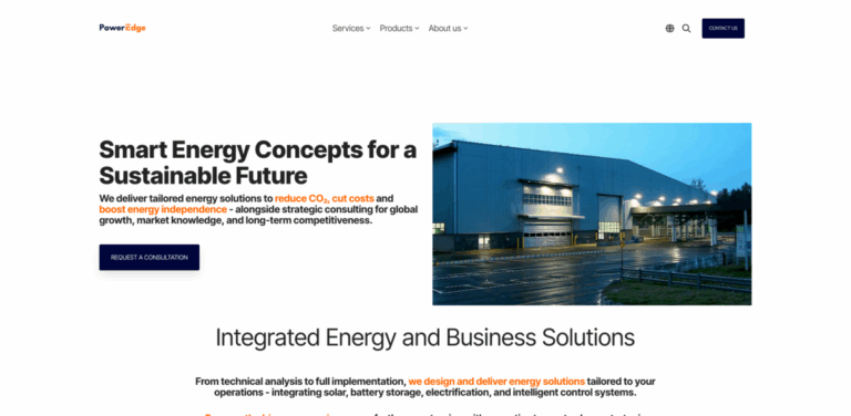 PowerEdge: Tailored Energy Solutions for a Sustainable Future