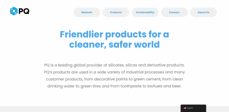 PQ: Global Leader in Silicates and Silicas for Everyday Products