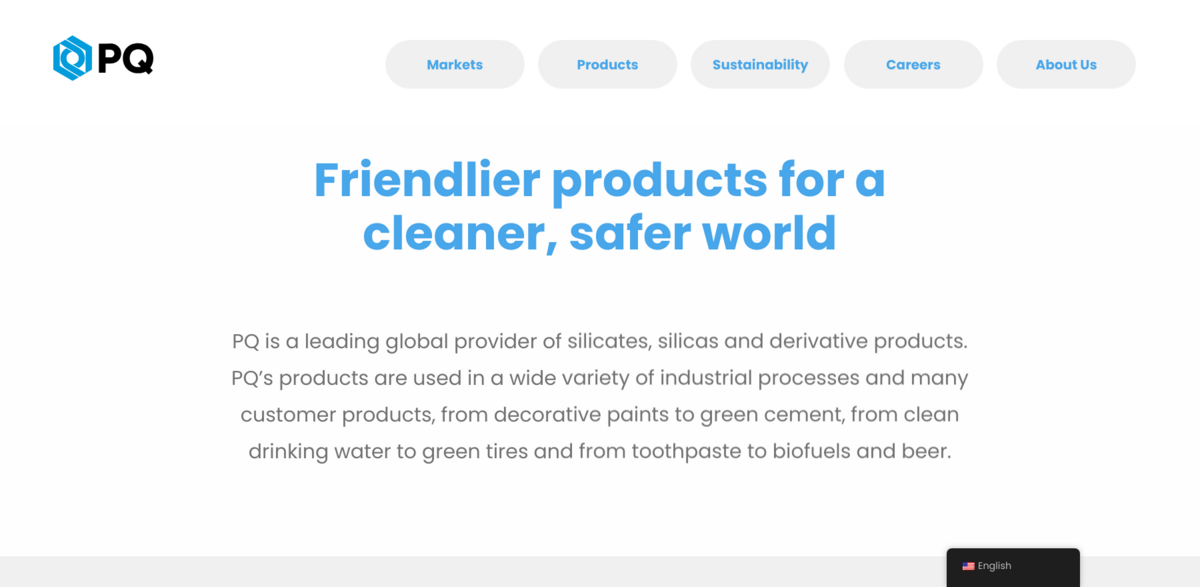 PQ silicates and silicas