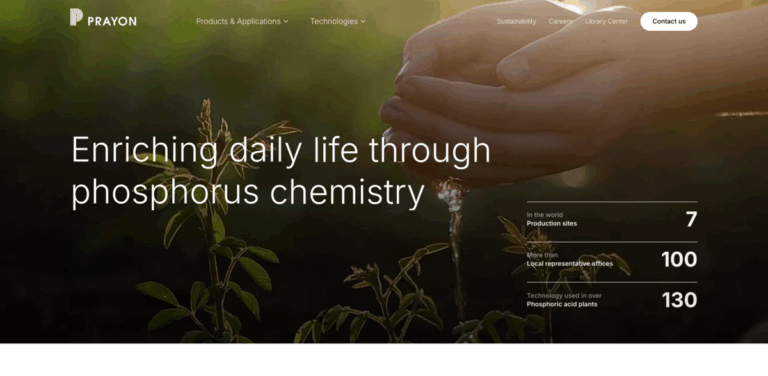 Prayon: Leading the Way in Phosphate Solutions for Everyday Life