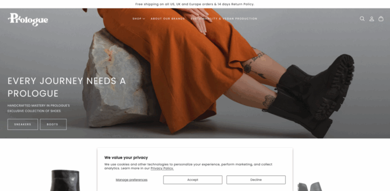 Prologue Shoes: Stylish and Sustainable Footwear for the Eco-Conscious
