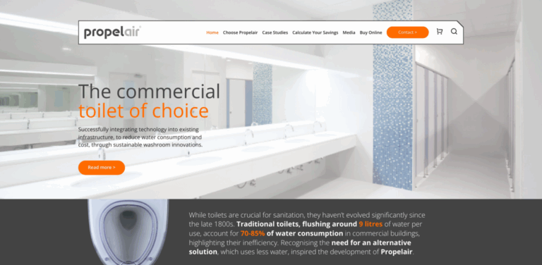 Propelair: Innovative Water-Saving Toilets for Commercial Spaces