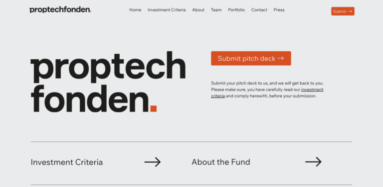 Proptechfonden: Investing in Nordic Tech Startups for Construction and Urban Development