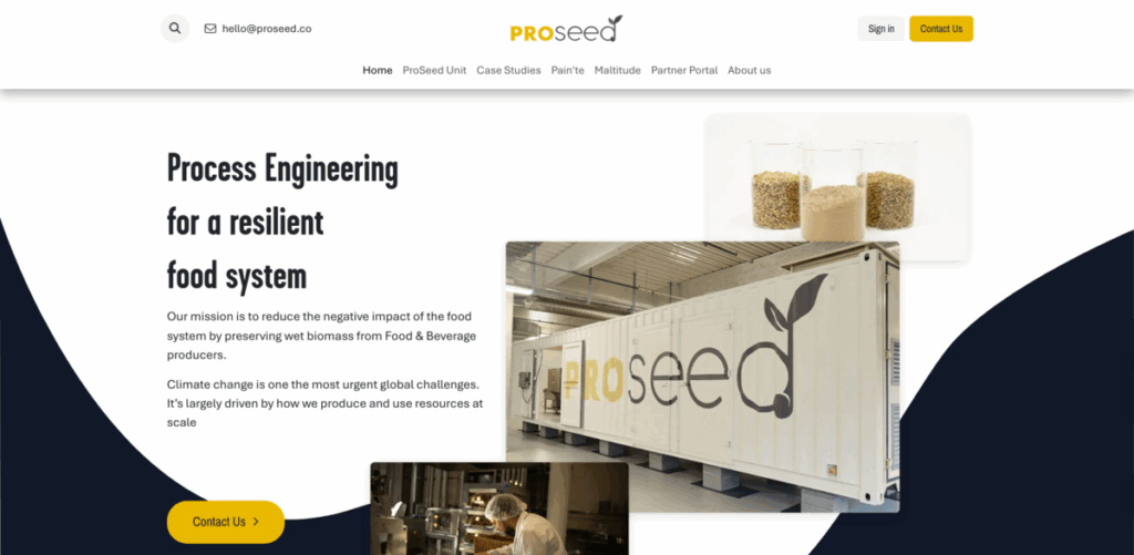 Proseed ProSeed - Sustainable Solutions for Food Waste Management