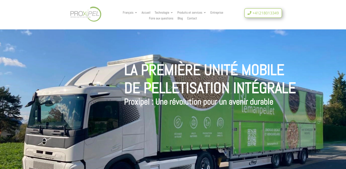 mobile pellet production