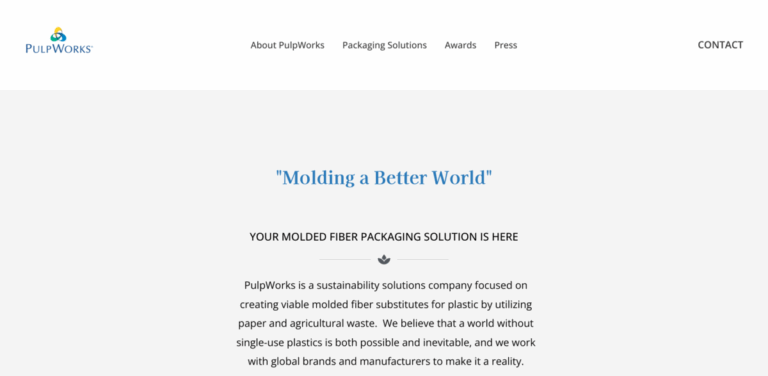 PulpWorks: Sustainable Molded Fiber Packaging Solutions