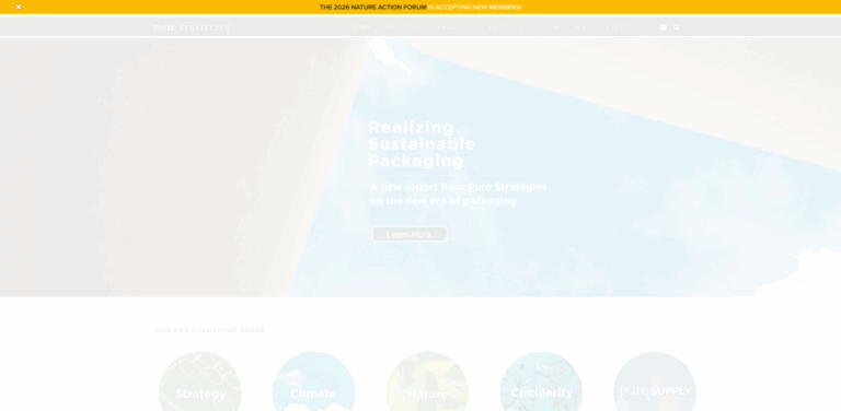 Pure Strategies: Empowering Brands with Sustainable Solutions
