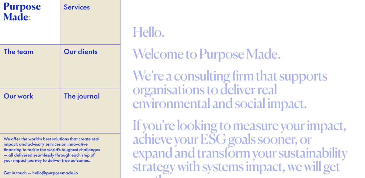 Purpose Made consulting