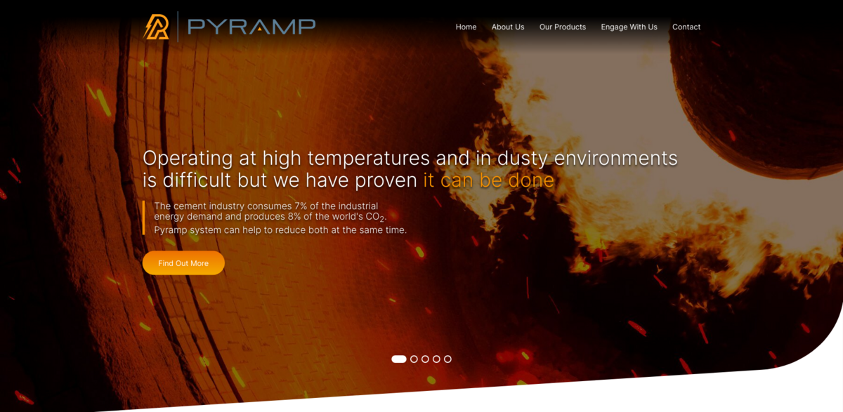 Pyramp waste heat recovery