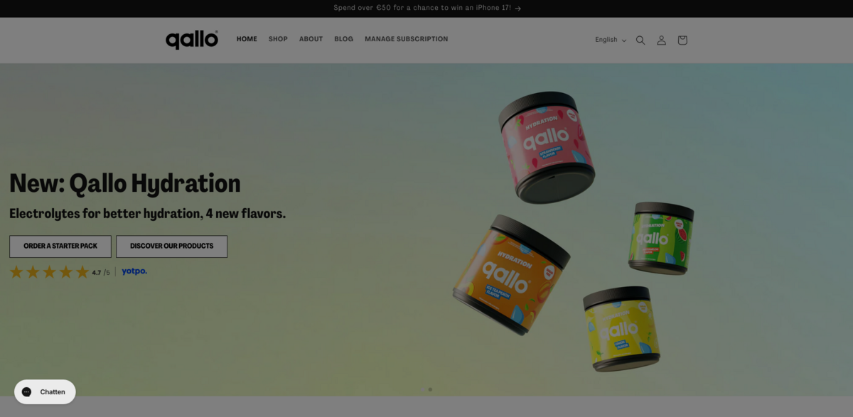 Qallo hydration solution