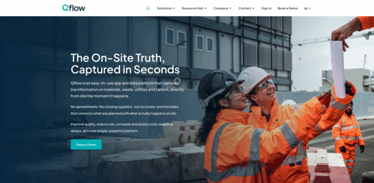 Qflow: Real-Time Environmental Management for Construction Projects