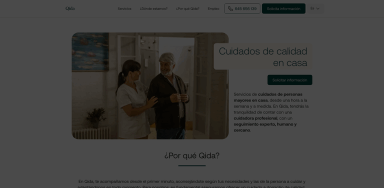 Qida: Quality Home Care Services for the Elderly in Spain