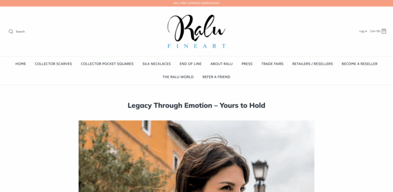 RaluFineArt: A Collector’s Portal for Exquisite Silk Scarves