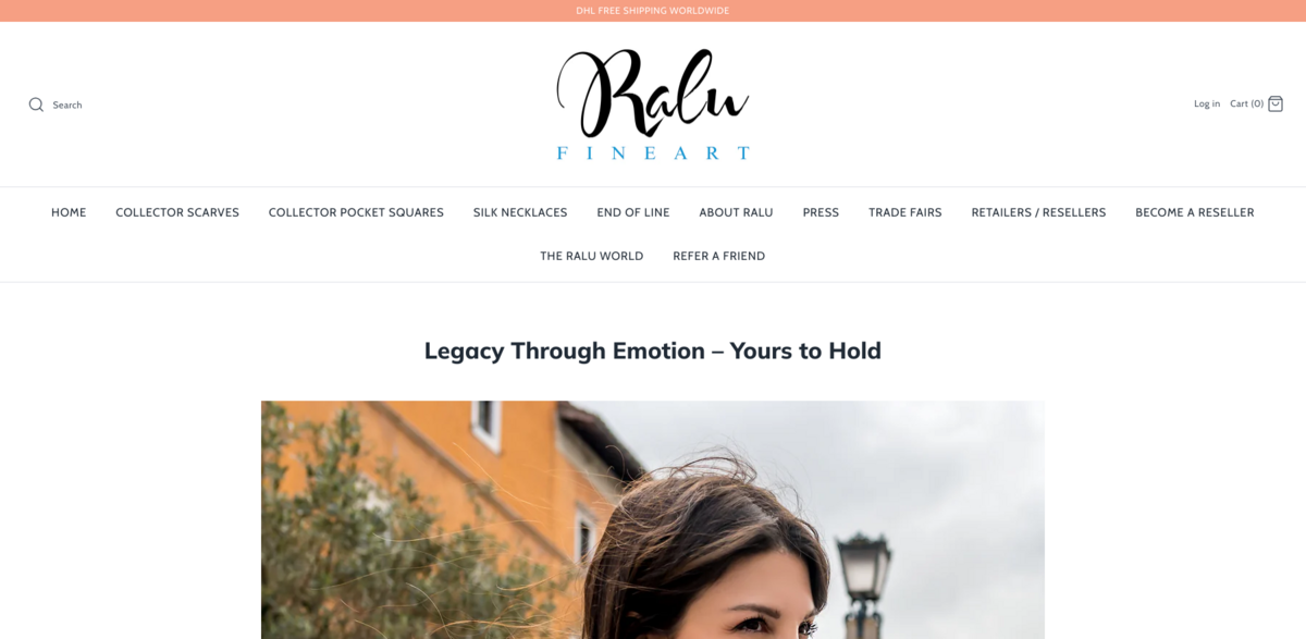 RaluFineArt silk scarves