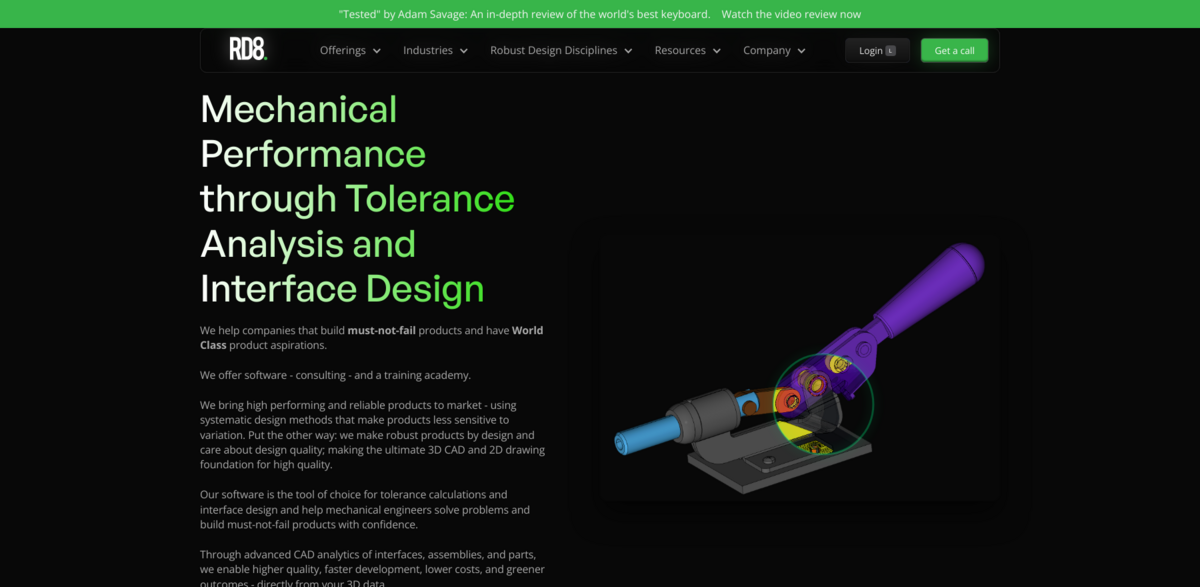 Robust Design and Tolerance Analysis