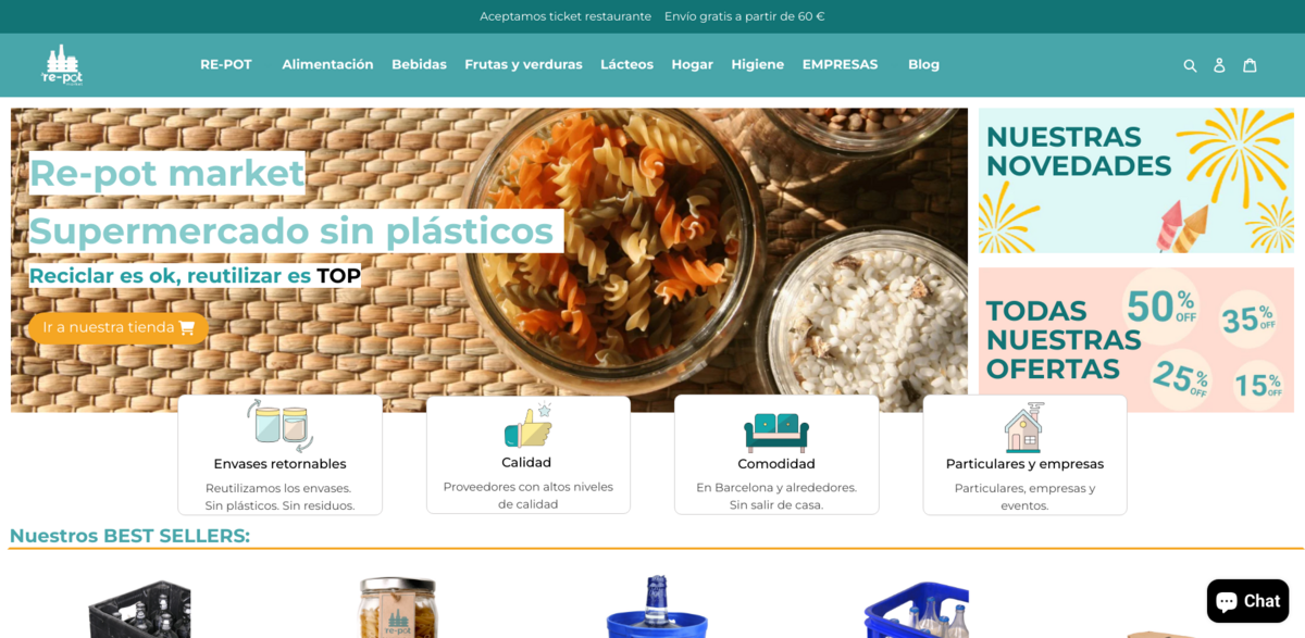 plastic-free supermarket
