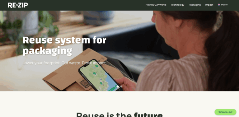 RE-ZIP: A Smart Reuse System for Sustainable Packaging