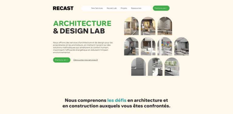 RECAST Design Lab: Innovative Solutions for Sustainable Architecture