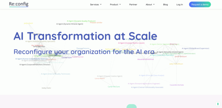 Reconfig: An AI-Powered Tool for Organizational Structure Design