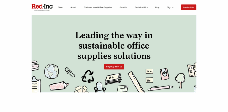 Red-Inc: Your Partner for Sustainable Office Supplies