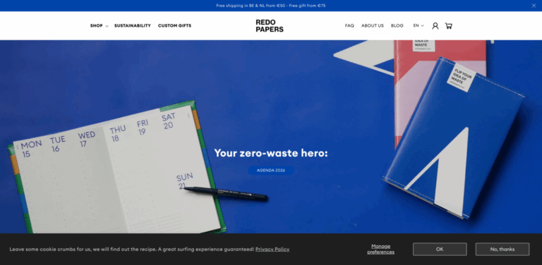 Redopapers: Transforming Waste into Beautiful Stationery