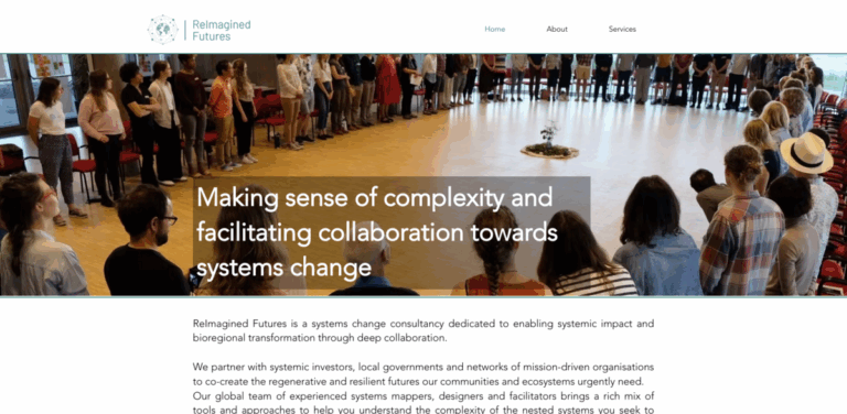 ReImagined Futures: A Consultancy for Systemic Change and Bioregional Transformation
