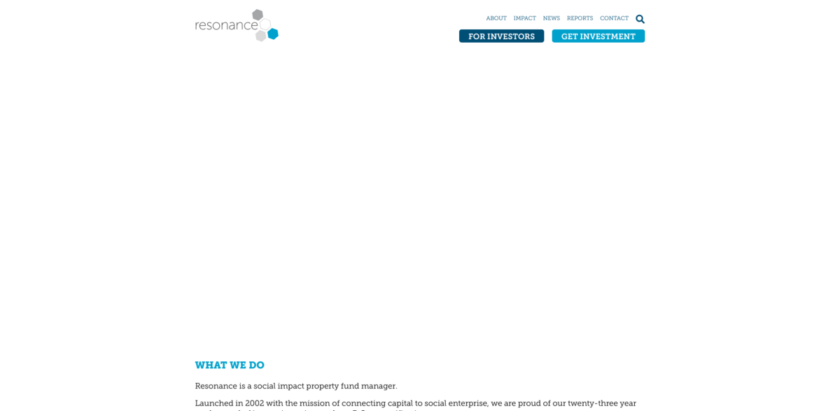 Resonance social impact investment