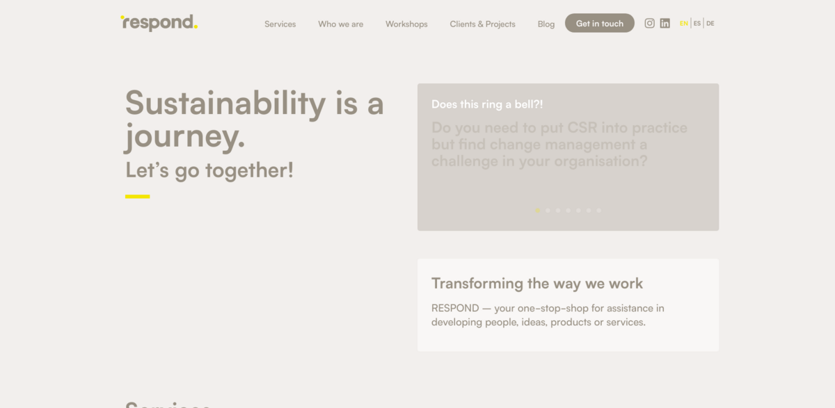 sustainability consulting