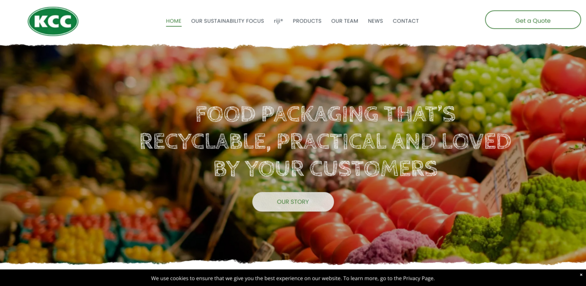 Riji sustainable packaging