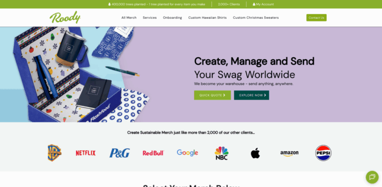 Roody: Sustainable Apparel and Custom Merch Solutions