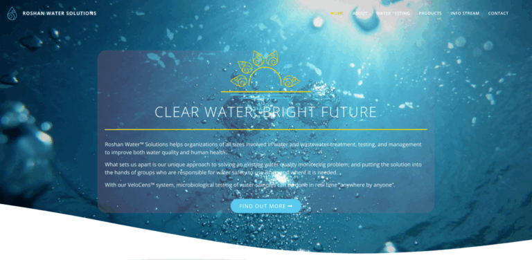 Roshan Water™ Solutions: Smart Water Testing for Healthier Communities