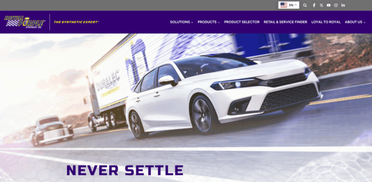 Royal Purple®: High-Performance Synthetic Motor Oils for Optimal Engine Care