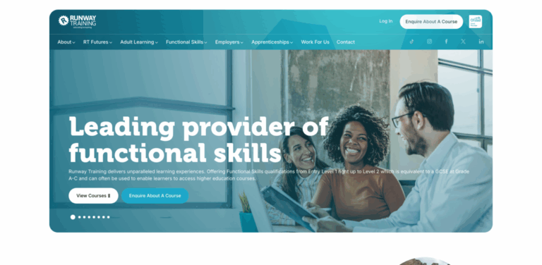 Runway Training: Flexible Online and Classroom Learning for Skills Development