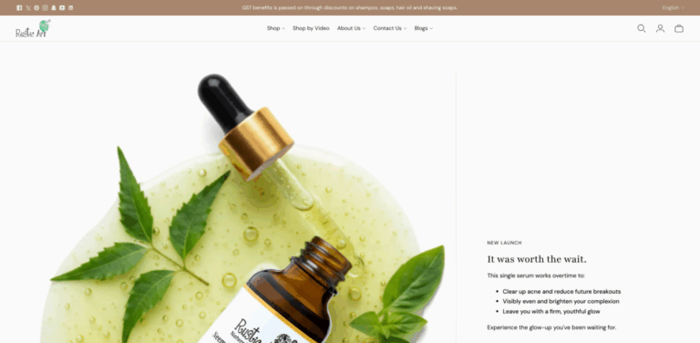 Rustic Art: Sustainable Beauty and Personal Care Products Made in India