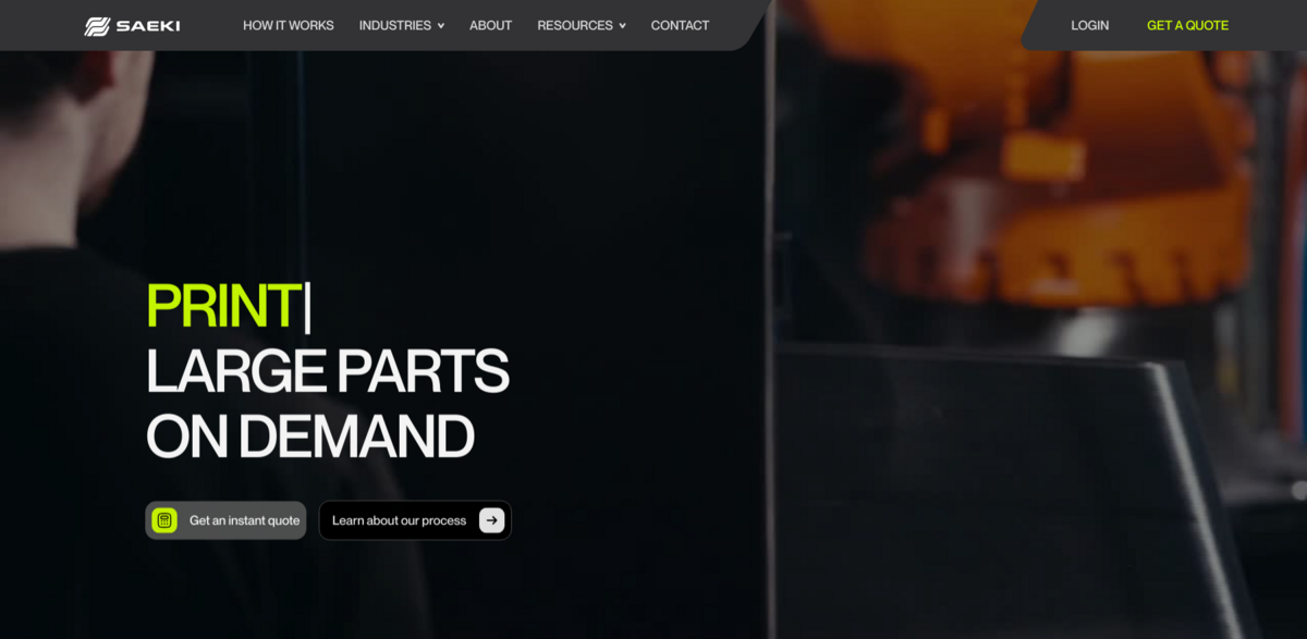 SAEKI 3D printing technology