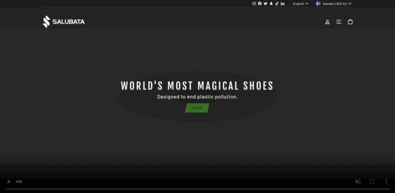 Salubata: Transforming Plastic Waste into Stylish Footwear