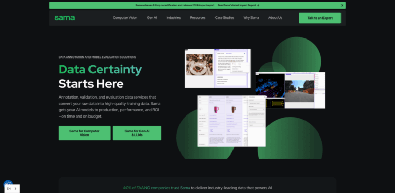 Sama: A Data-Centric Platform for AI Development