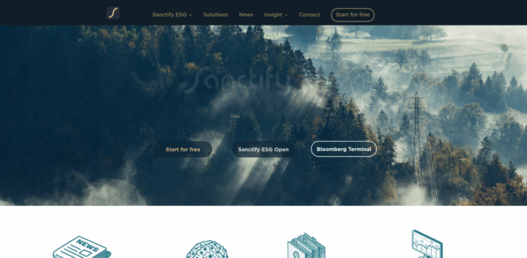 Sanctify ESG: A Comprehensive Platform for Sustainable Investment Insights